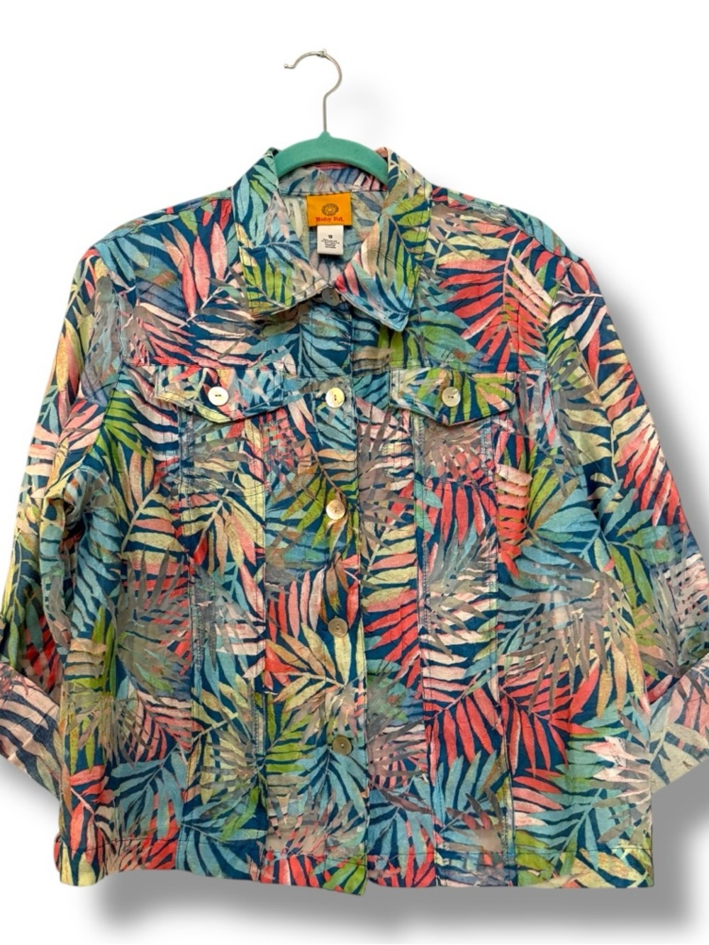9 Shirt Bundle Chico’s & Ruby Road Plus Size  - Size 18 & Chicos 3 - Picture 5 of 12